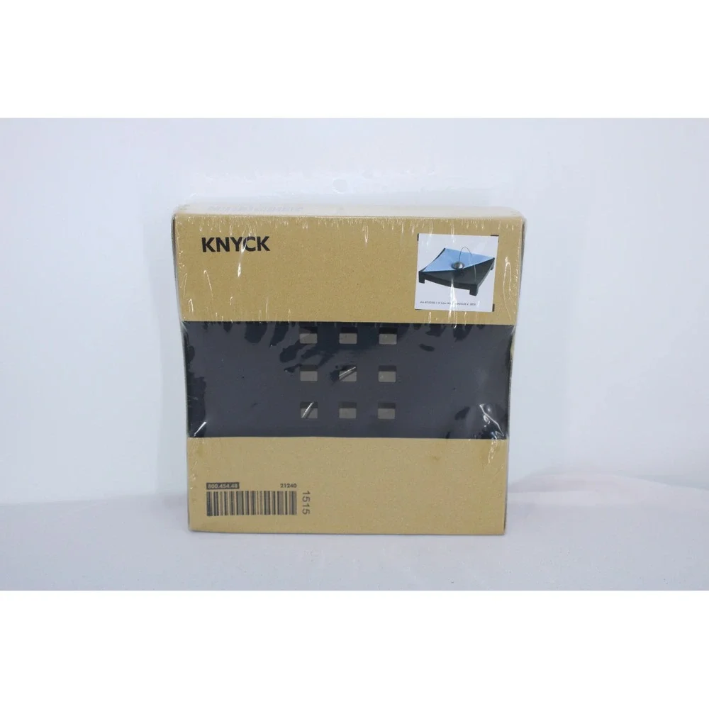 IKEA KNYCK Napkin Holder Black Weighted Arm Tabletop Accessory 800.454.48 NEW